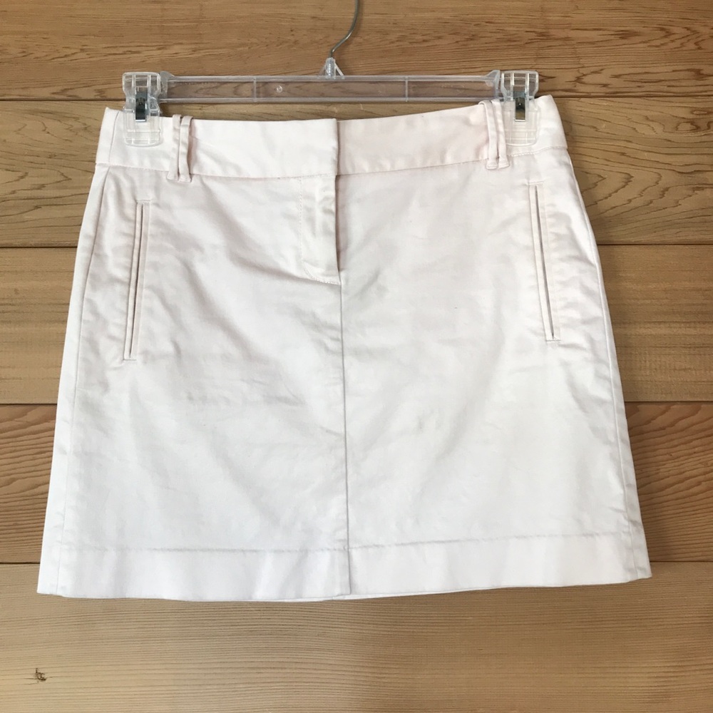 J.Crew Cotton Stretch Baby Pink Mini Skirt, Size 2